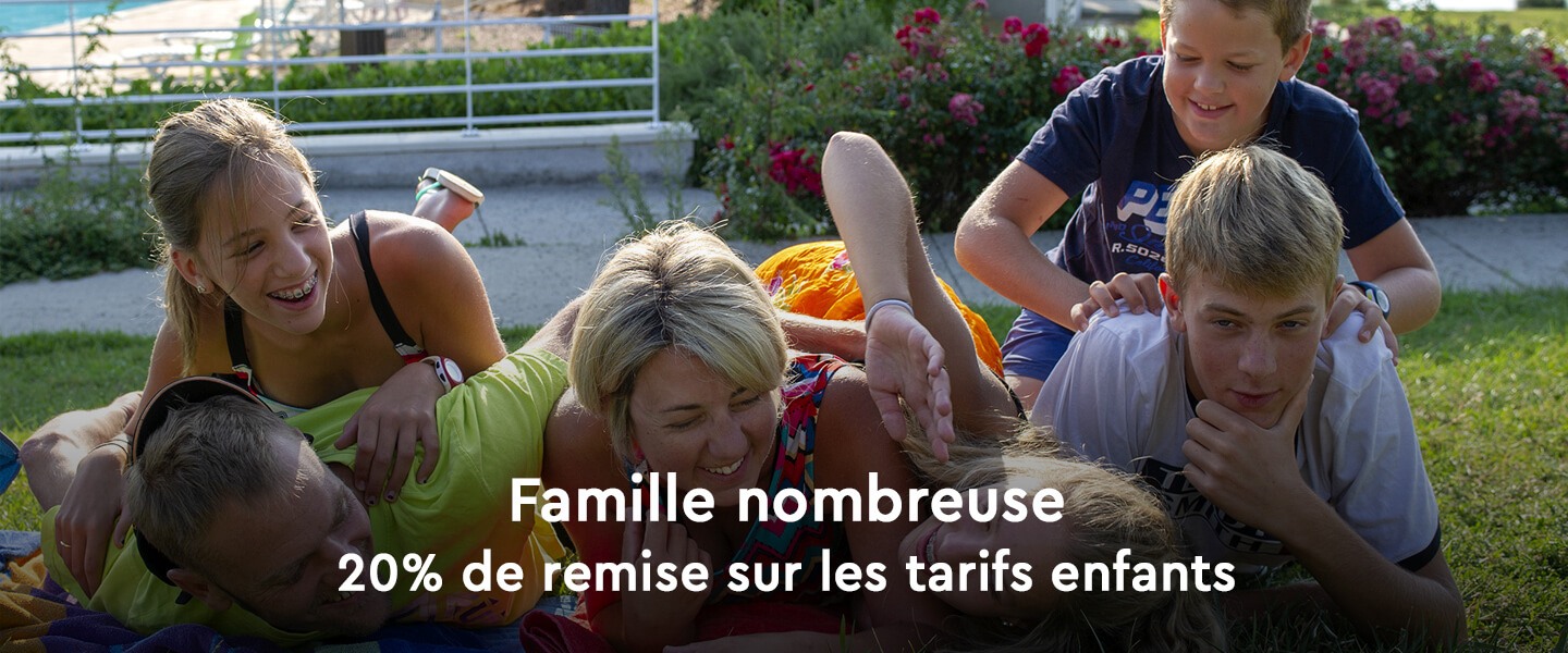 Des remises pour les familles nombreuses