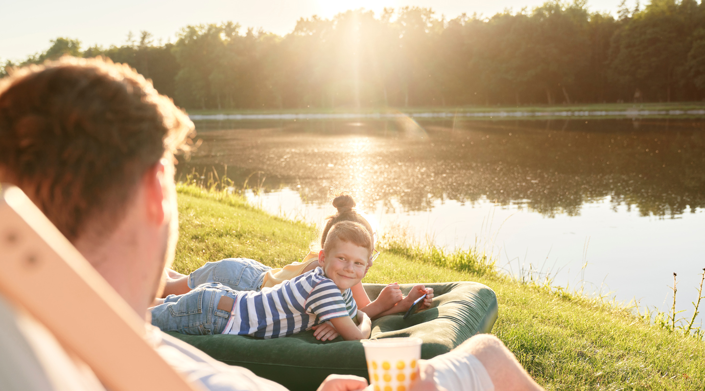 Des vacances tranquilles en famille au bord de l'eau
