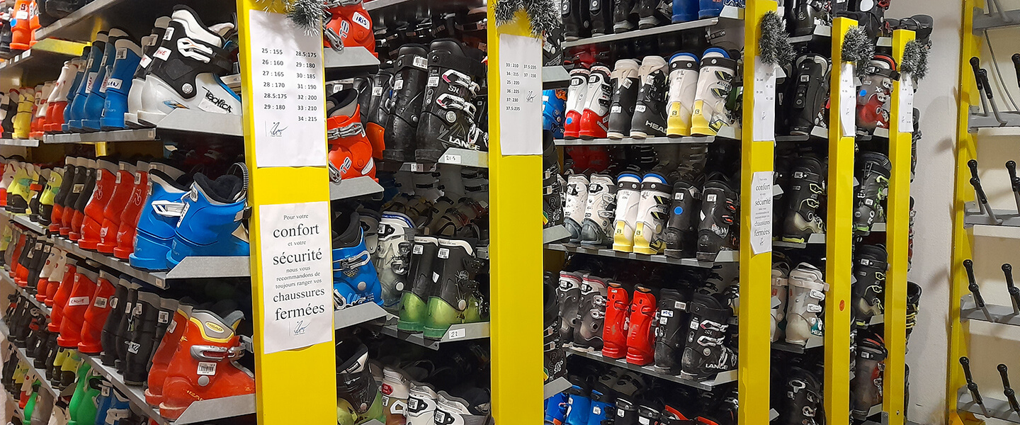 Location matériel de ski sur place pour toute la famille