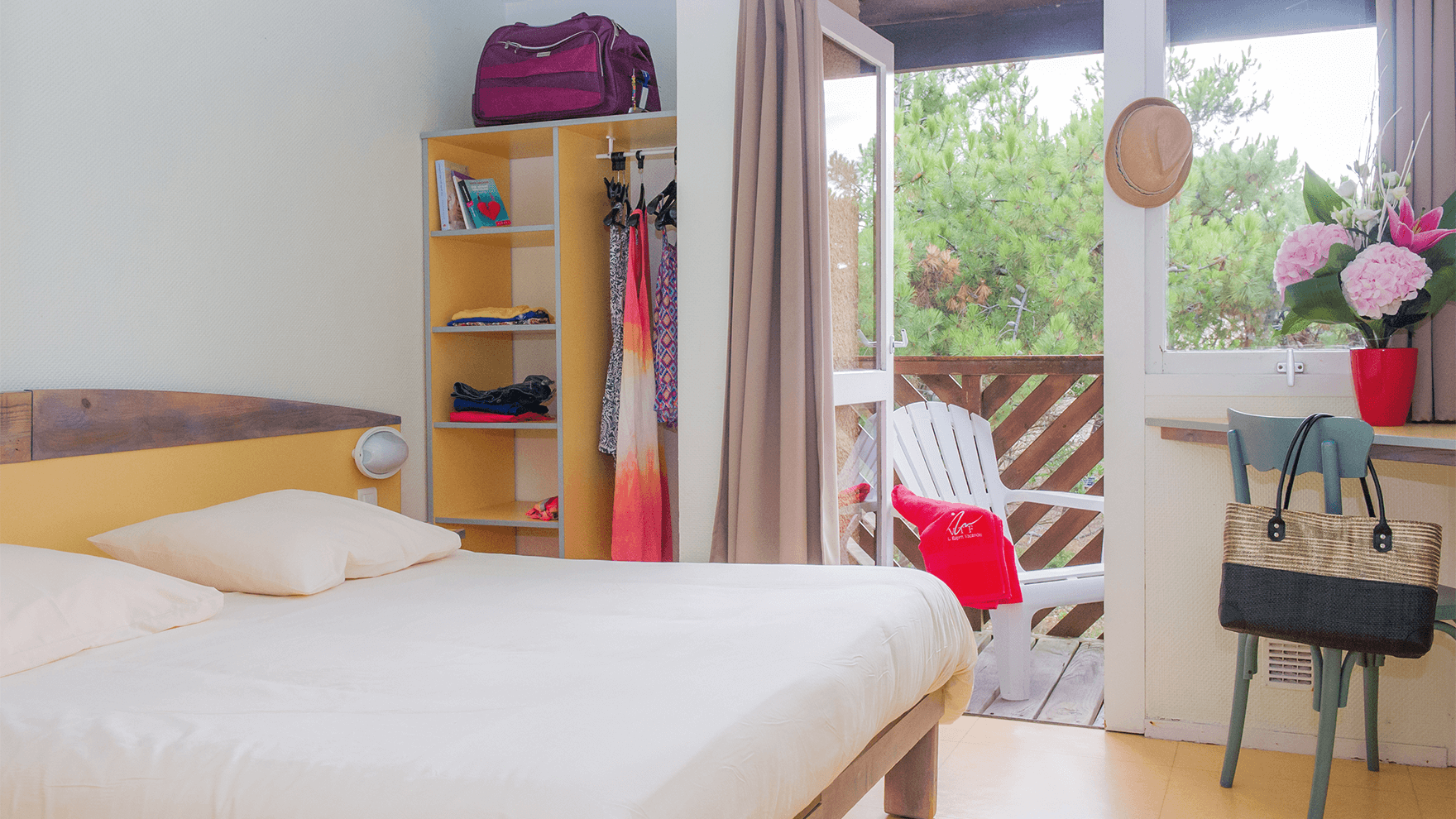 Chambre à Lacanau 2 à 3 personnes