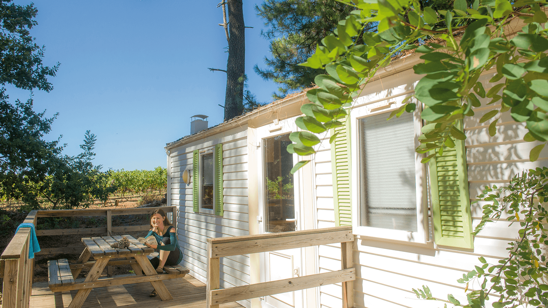 Mobilhomes avec terrasse VTF Joyeuse