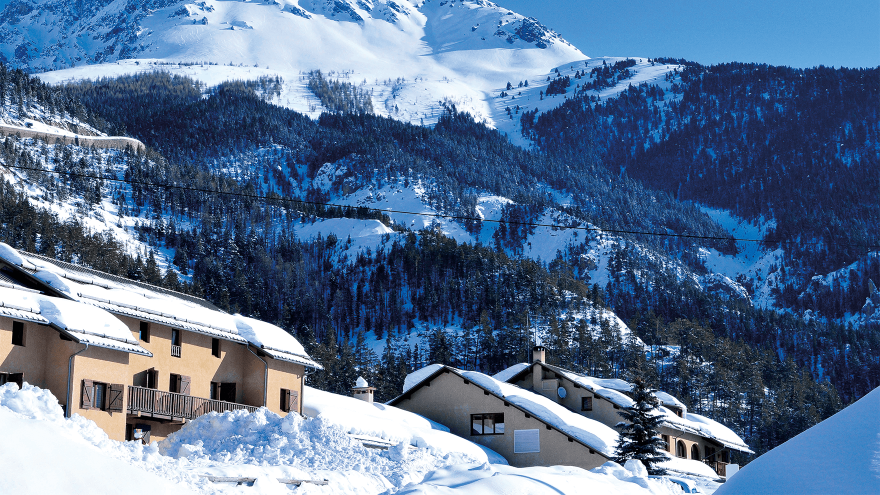 Vacances dans le Queyras à la neige
